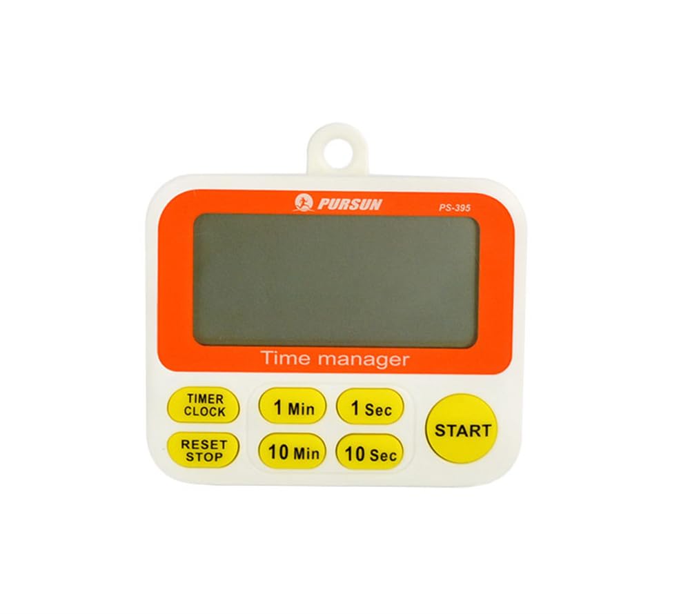 Btkigl Yellow Lcd Digital Kitchen Cooking Timer Count-Down Up Clock Loud Alarm Countdown Timer (Yellow)