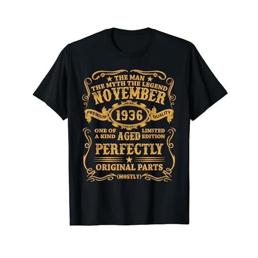 Noviembre 1936 88 Años Cumpleaños Hombre Hecho En 1936 Camiseta