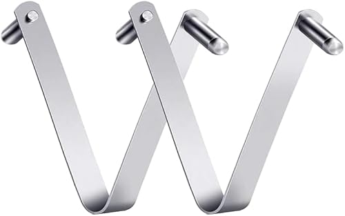 Poktlife Clip universal en V de acero inoxidable para todas las piscinas y spas, redes, cepillos o postes - Funciona para piscinas sobre el suelo o