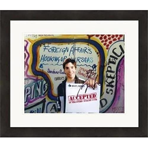 Autograph Warehouse 420867 Justin Long Autographed 8 x 10 in. Photo Accepted South Harmon Institute of Technology No.NG1 Matted & Framed