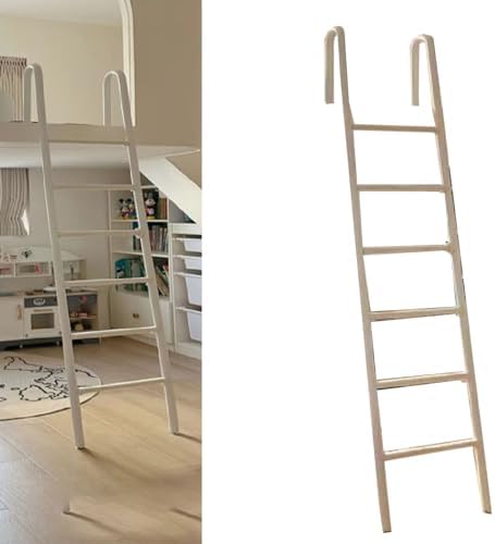 Egress Ladder for Basement Window Well - Wall Mounted Metal Ladder, Easy Install 42in for Home Loft, Attic, Dorm Bed Access, Sturdy & Safe Climbing Solution