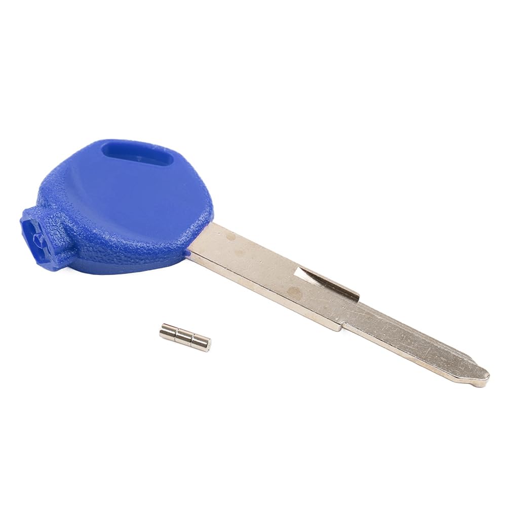 Cnswee6 Blank Key Uncut Blade 1Pc For 100 125 150cc Scooter DIO Z4 Z125 SCR100 WH110 Metal Blue