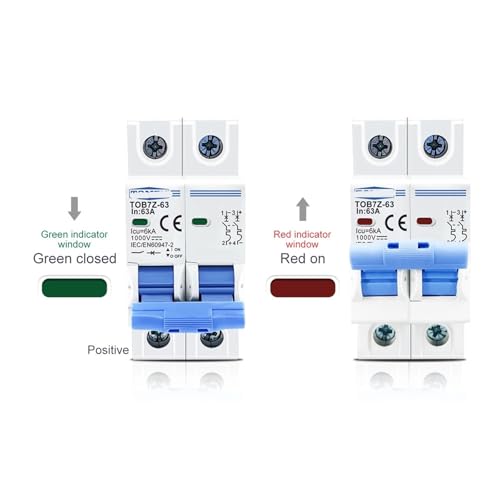 Disjoncteur solaire DC 1000V 2P 10A avec extinction rapide de l'arc électrique - 4