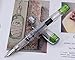 Lanxivi 5 PCS Yongsheng 3003 Fountain Pen Set Demonstrator Transparent Fine Nib with Ink Refill Converter, Perfect for Signature, School, Executive Business