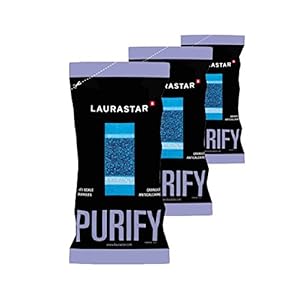 Laurastar Kalkstein-Filtermine — 3 Stück, Korrosionsschutz, Anti-Salz, Antikalk-Granulat, Granulat-Nachfüllung, geeignet für integrierte und externe Antikalk-Wasserfilter (Systeme und Lift)
