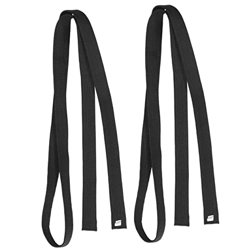 UPKOCH 2pcs Comfortable Martial Arts Belt Black Karate Belt for Boys and Girls Teens Adults