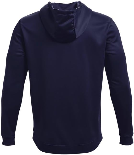Under Armour Fleece Storm Mens Hoodie L Midnight Navy-white - Image 5