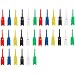 DIYhz 6 Colors Mini SMD Ic Test Hook Clip Grabbers Probe Jumper for Electronic Experiment 30Pcs