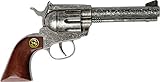 Kompatible Munition: Für den Revolver eignet sich die 100-Schuss-Munition Typ Wicke EURO CAPS des Herstellers Sohni-Wicke (nicht im Lieferumfang enthalten)