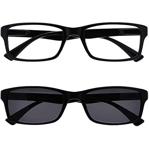 UV Reader Gafas de Lectura y Sol Paquete Doble Cover