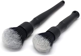 Car Detailing Brush Set, 2 Ultra-Soft Brushes, 15.8 cm Length, for Dashboard and Air Vents