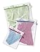 Whitmor Color Coded Zippered Mesh Wash Bags (3 Piece Set)
