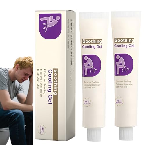 Gel Calmante Para El Ano, De Pomada Para El Del Ardor Anal,Crema Refrescante,Para Quemazón, Malestar, Picazón, Recuperación Postparto, Post-Ejercicio, Hogar, Viaje Y Diario (2)