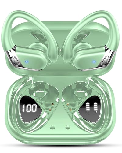 Cuffie Bluetooth Sport, 50 Ore Cuffie Wireless con Cancellazione Rumore