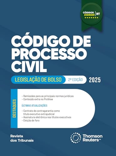 Código de Processo Civil 2ª edição - Códigos Essenciais RT bolso