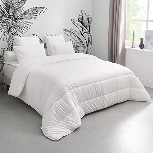 Dunlopillo - Couette Ultra Gonflante Chaude 240x260 cm - Garnissage 100% Polyester Maxi GONFLANT -...