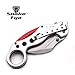 Snake Eye Tactical Heavy Duty Folding Pocket Knife Outdoors Hunting Camping Fishing (Silver)