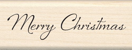 Inkadinkado Wood Stamp, Merry Christmas