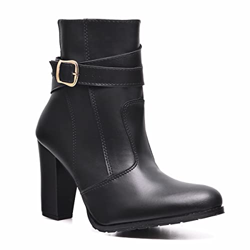 BOTA CANO CURTO 4104 NOVO HÁBITO FEMININA - PRETA Tamanho: 36