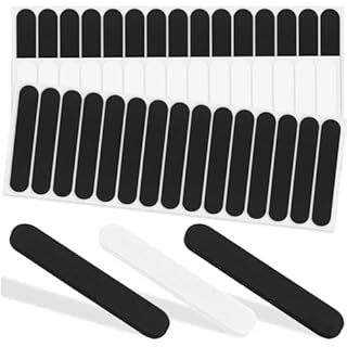 45PCS Hat Size Tape, Hat Size Reducer, Foam Reducing Tape for Hats Caps Sweatband(Black and White)