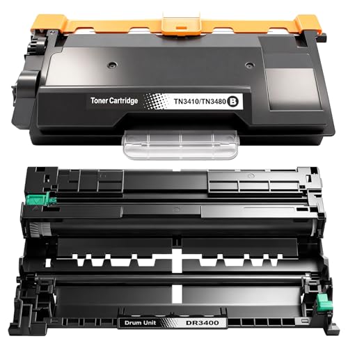 Brother TN-3480 DR-3400 kit toner et tambour pour les tirages intensifs du bureau