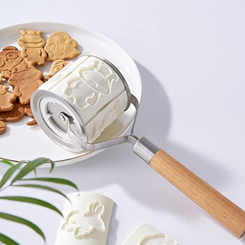 Cookie Cutting Mold Roller Cartoon Animal Stencil, Diy Fun Cookies Silicone Mold Set Crafting Tool Projects, Tool Set For Decorating Food (32Pcs) #TOP6