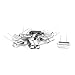 Aexit 10 Pcs Passive Components HC-49S DIP Quartz Crystal Oscillator 8MHz 8.000M Crystals Hz 8.000MHz