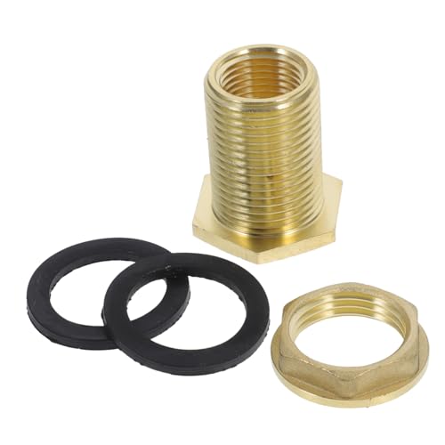 YARNOW Water Tank Connector Metal Adapter for Aquariums and Faucets Bulkhead Fitting