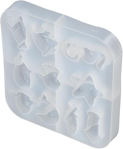 Miniatura 5 de Moldes de resina de animales marinos, estrellas de mar, delfín, medusa, caballo marino, tiburón, para llavero, fabricación de colgantes, manualidades