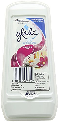 Solid Gel Air Freshener, Odour Eliminator for Home & Bathroom, Relaxing Zen, Pack of 8 (8 x 150g)