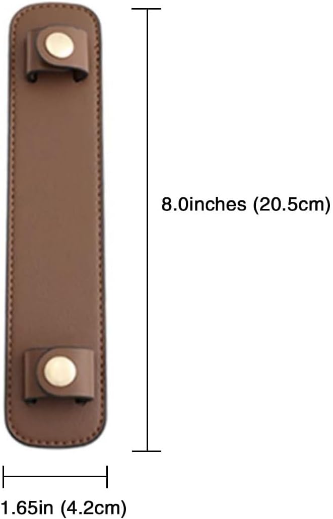 Jiesinlov Microfiber Leather Shoulder Strap Pads Replacement Cushion Strap Covers for Tote Bags Detachable