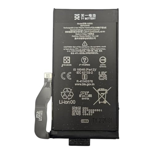 TY BETTERY® Battery compatible with Google model GZE8U for Pixel 7