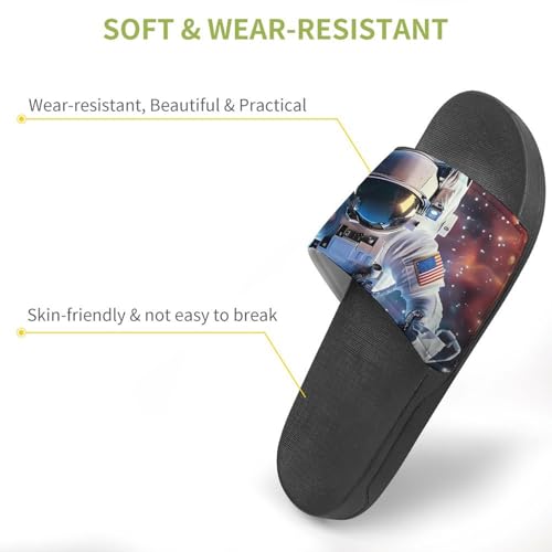 Astronaut Outer Space House Sandals Non Slip Slippers Quick Drying Bathroom Shower Shoes for Women Men3