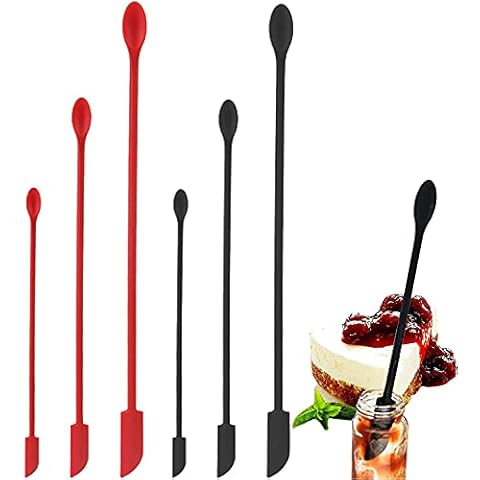 Mini Silicone Spatula Set with Double-ended Design Cover