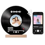 Photo of the WALLFID NFC Enabled Spotify Plaque (Acrylic Custom Song Plaque, 6x6 inches)