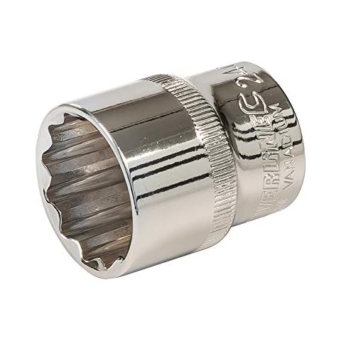 Vaso Bihexagonal Métrico de 1/2', 24 mm de Silverline Tools Cover