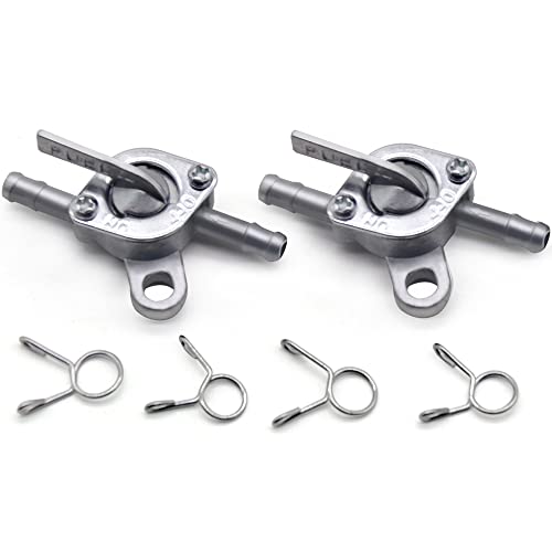 Inline Gas Fuel Petcock Shut Off Valve Fits 6Mm 1/4" Or 3/16", Fuel Cock Valves For Generator Baja Nini Atv Lawn Mower Dirt Mini Bike Go Kart Tao Tao 50 70Cc 110Cc 125Cc Motorcycle Riding Lawnmower #TOP10
