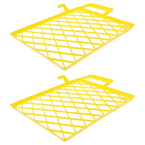 GLEAVI 2pcs Plastic Paint Tray Grids 7-inch (200x170mm) Paint Roller Tray Screens for Wall Painting Supplies and Home Interior Painting Tools