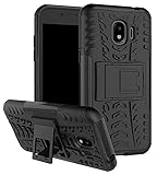 Galaxy J2 Pro Case,Galaxy J2 Pro 2018 Case SunRemex Durable Armor with Full Body and Heavy Duty Protection and Kickstand Design for Samsung Galaxy J2 Pro(2018) (Black)