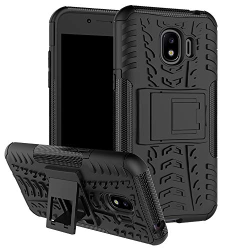Galaxy J2 Pro Case,Galaxy J2 Pro 2018 Case SunRemex Durable Armor with Full Body and Heavy Duty Protection and Kickstand Design for Samsung Galaxy J2 Pro(2018) (Black)