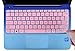 CaseBuy Ultra Thin Keyboard Protector Cover Skin for HP Stream 11-d011wm 11-p091nr 11-p110nr 11-r010nr 11-r020nr 11.6" Laptop US Version(Pink)