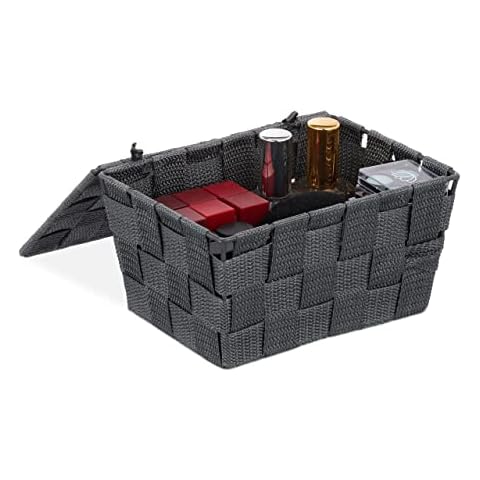 Relaxdays Panier de Rangement Tressé Cover