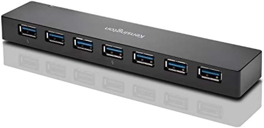 Kensington K39123AM UH7000C USB 3.0 7-Port Hub with Charging