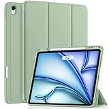 Réveil/Éteignement Automatique : La coque iPad Air 13 Pouces 2025 avec fonction de réveil/éteignement automatique. L'ouverture/fermeture instantanée de la housse réveille et éteint l'appareil pour économiser la batterie