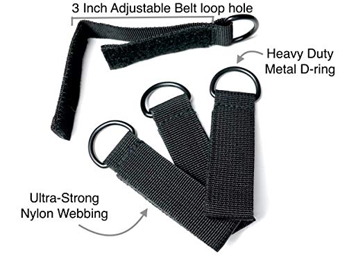 Tool Belt Suspenders- Heavy Duty Work Suspenders For Men, Tool Harness, Adjustable, Comfortable And Padded -Includes- Tool Belt Loops And Strong Trigger Snap Clips, Toolsgold #TOP5