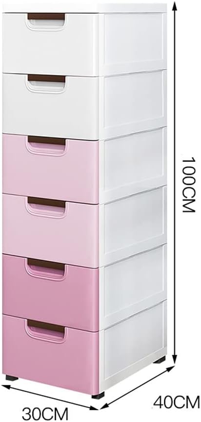 30Cm Wide Slot Storage Cabinet Organizer for Kitchen Supplies and Utensils Narrow Drawer Slot Cabinet Storage Box Kitchen Shelf in Blue Color/White