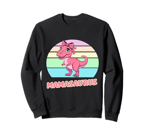 Mamasaurus Dino Coqueta Dinosaurio Tierno Sudadera