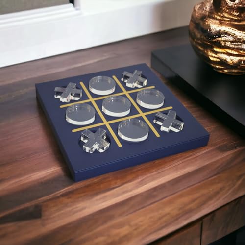 Modern Tic Tac Toe para Decoración de Hogar azul acrílico miniatura 5