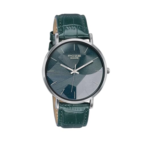 Image of Sonata Poze 9 with Quartz Analog Watch for Men