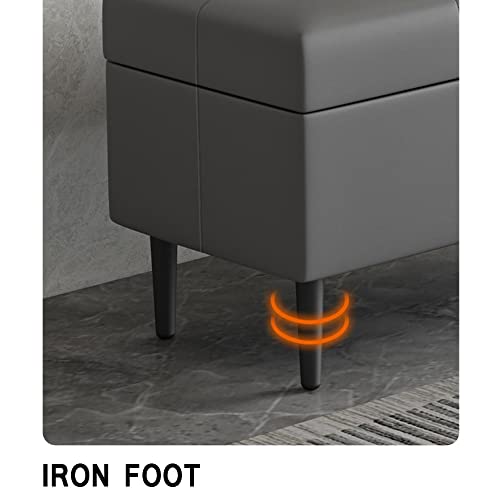 Tabouret de rangement rectangulaire de securite en tissu technique - 8